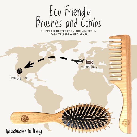 Eco-Friendly Comb Wide Tooth Handle made by TEK - Picture 7 of 10